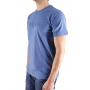 t-shirt Bill Tornade bleu profil