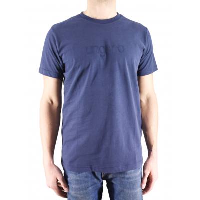 t-shirt Bill Tornade  bleu marine face