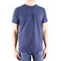 t-shirt Bill Tornade  bleu marine face