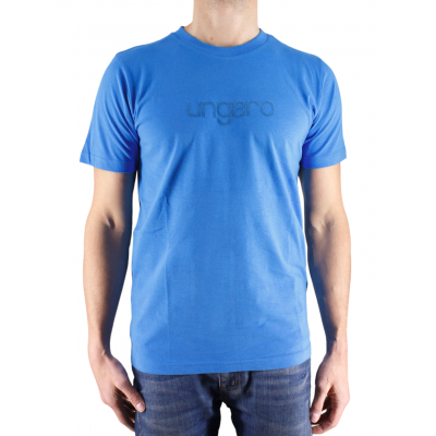 t-shirt Bill Tornade bleu roi face