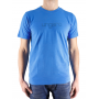 t-shirt Bill Tornade bleu roi face