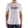 PLAIN COL CLOSE EMBROIDERED LOGO T-shirt
