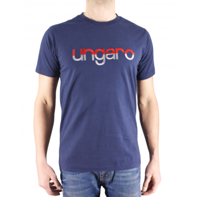 PLAIN COL CLOSE EMBROIDERED LOGO T-shirt