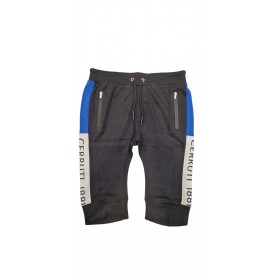 Pantacourt jogging en coton uni Pantacourt CERRUTI noir face