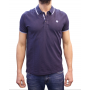 Polo bleu marine cerruti face