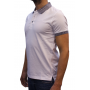 Cuello de espolón gris de manga corta