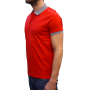 Cuello de espolón gris de manga corta