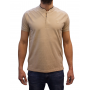 Man polo CERRUTI 1881 Firenza 100% cotton with MAO collar, short sleeves and discreet logo. An elegant model available in many