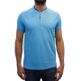 Man polo CERRUTI 1881 Firenza 100% cotton with MAO collar, short sleeves and discreet logo. An elegant model available in many
