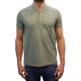 Man polo CERRUTI 1881 Firenza 100% cotton with MAO collar, short sleeves and discreet logo. An elegant model available in many