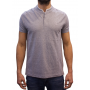 Man polo CERRUTI 1881 Firenza 100% cotton with MAO collar, short sleeves and discreet logo. An elegant model available in many
