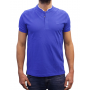 Man polo CERRUTI 1881 Firenza 100% cotton with MAO collar, short sleeves and discreet logo. An elegant model available in many