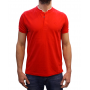Mann Polo CERRUTI 1881 Firenza 100% Baumwolle mit Mao-Kragen, kurzen Ärmeln und diskretem Logo. Ein elegantes Modell, das in vie