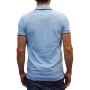 Kurzarm Polo Chiné