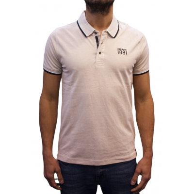 Kurzarm Polo Chiné