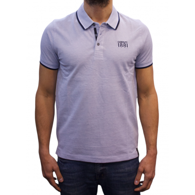 Kurzarm Polo Chiné