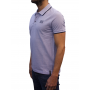 Polo cerruti bleu denim profil