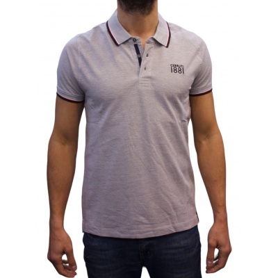 Kurzarm Polo Chiné