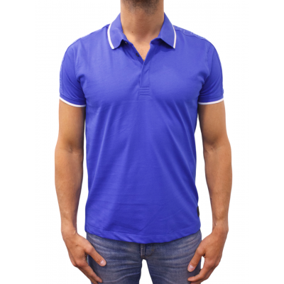 Short Sleeve Polo Blind Shoulder Band