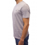 t-shirt col rond gris profil