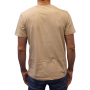 t-shirt col rond beige dos