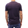 t-shirt col rond bleu marine dos