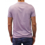 t-shirt col rond violet dos