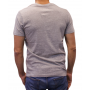 t-shirt col V gris dos