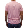 t-shirt col rond rose dos