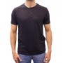 SHORT SLEEVE T-shirt buttoned collar
