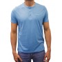 Kurzarm-T-Shirt-Button-Kragen
