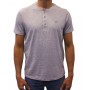 Conjunto de 3 camisetas de manga corta collar abotonada