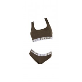 Ensemble brassière et culotte confortable 17010 ensemble kaki face