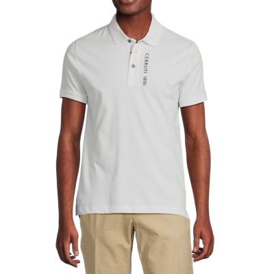 Der Mann Polo CERRUTI 1881 Velino kombiniert 100% Baumwolle, klassische Schnitt- und kontrastierende Details für einen nüchterne