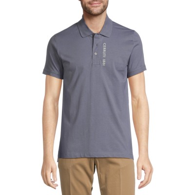 Der Mann Polo CERRUTI 1881 Velino kombiniert 100% Baumwolle, klassische Schnitt- und kontrastierende Details für einen nüchterne