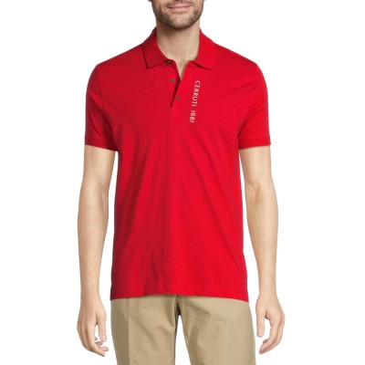 Der Mann Polo CERRUTI 1881 Velino kombiniert 100% Baumwolle, klassische Schnitt- und kontrastierende Details für einen nüchterne