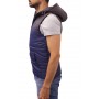 Chaqueta sin mangas de dos tonos