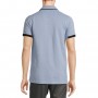 t-shirt bleu gris dos