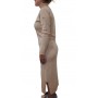 robe beige profil