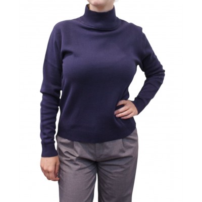 copy of Einfarbiger Rollkragenpullover