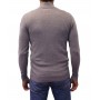 pull col montant gris dos