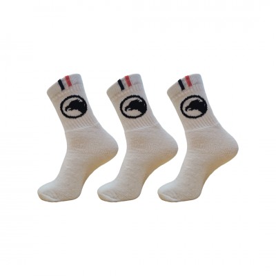 Paquete de 3 calcetines Logotipo de tenis