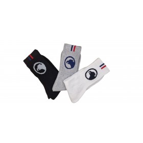Pack de 3 chaussettes tennis logo Pack de 3 chaussettes tennis logo