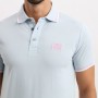 Mann Polo CERRUTI 1881 Padua in 100% Baumwolle mit Kontrastkragen, kurzen Ärmeln und gesticktem Logo. Erhältlich in mehreren Far