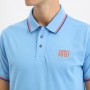 polo bleu clair