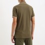 Mann Polo CERRUTI 1881 Padua in 100% Baumwolle mit Kontrastkragen, kurzen Ärmeln und gesticktem Logo. Erhältlich in mehreren Far