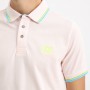 Mann Polo CERRUTI 1881 Padua in 100% Baumwolle mit Kontrastkragen, kurzen Ärmeln und gesticktem Logo. Erhältlich in mehreren Far