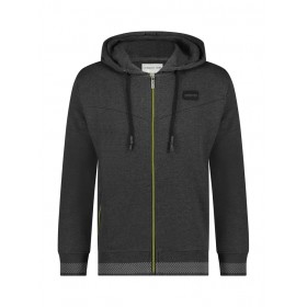 Sweat avec capuche pour homme pull anthracite