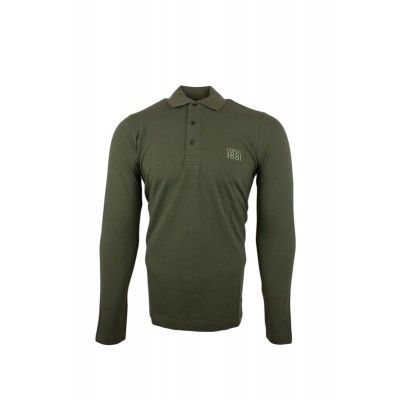 CERRUTI 1881 Polo manches longues uni