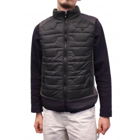 Doudoune sans manches uni noir